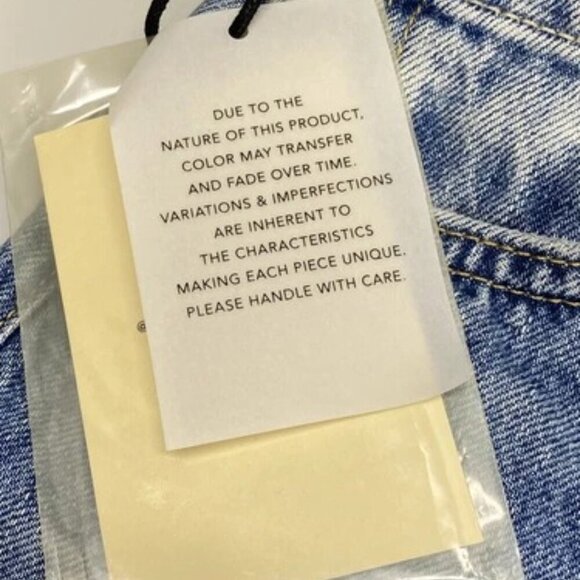 NEW GRLFRND Womens Jeans Blue Size 25 The Brooklyn High Rise Straight Distressed - Picture 7 of 11